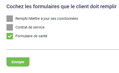 Sélectionner un formulaire